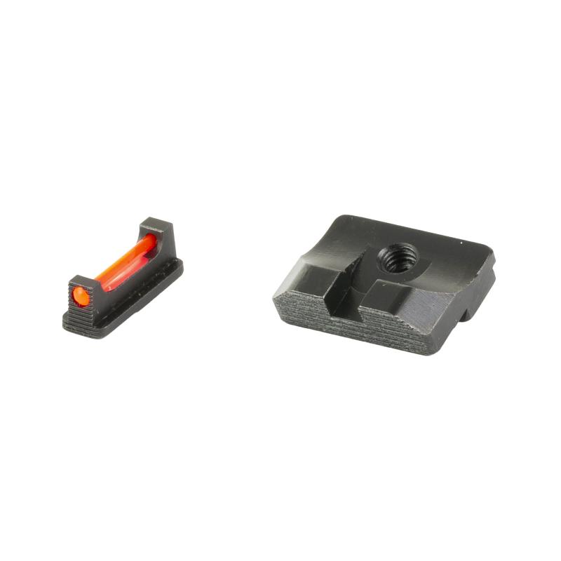 Fiber Optic Pro, Sight Set, For Glock, High, Black Rear Sight and Red Front TG-TG132G2