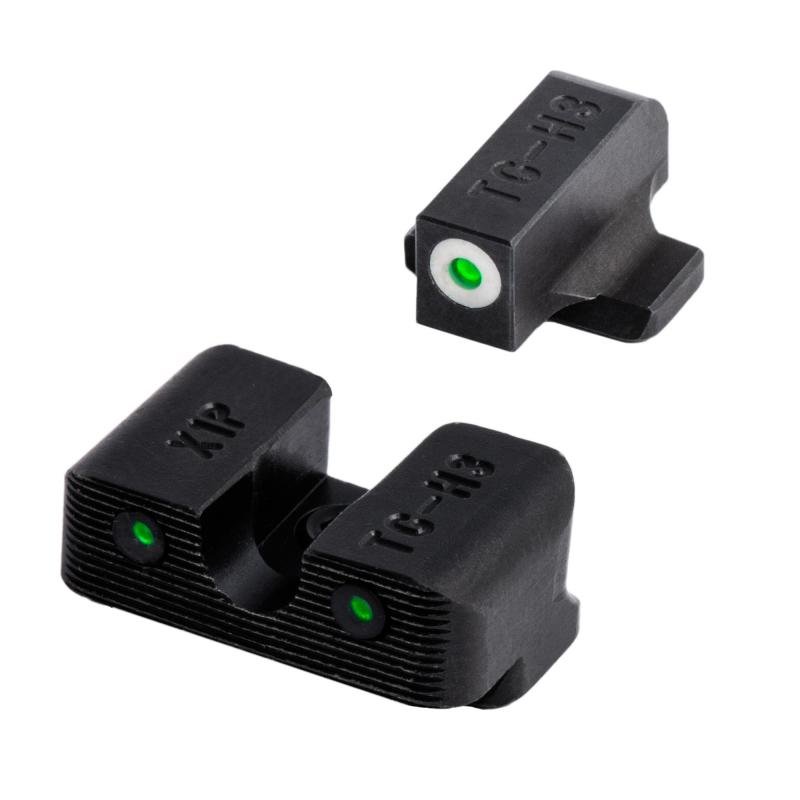 Tritium Pro, Sight Set, For Springfield XD, Green Tritium, White Ring on Front Sight TG-TG231X1W