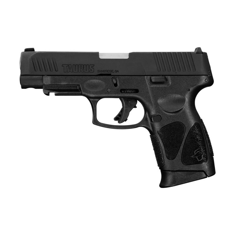 G3XL, Striker Fired, Semi-automatic, Polymer Frame Pistol, Compact, 9MM, 4" Barrel, Matte Finish, Black, Fixed Front Sight with Drift Adjustable Rear Sight, Trigger Safety, Integrated Picatinny Rail, 12 Rounds, 2 Magazines 1-G3XLSR9041