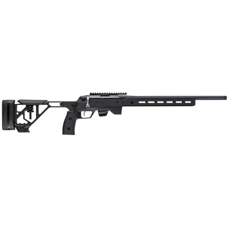 T1X Ace Target, Bolt Action Rifle, 22 LR, 20" Threaded Barrel, 1/2x28 Thread Pitch, Modular Chassis, Cerakote Finish, Black, 10 Rounds JRT1XATB30020