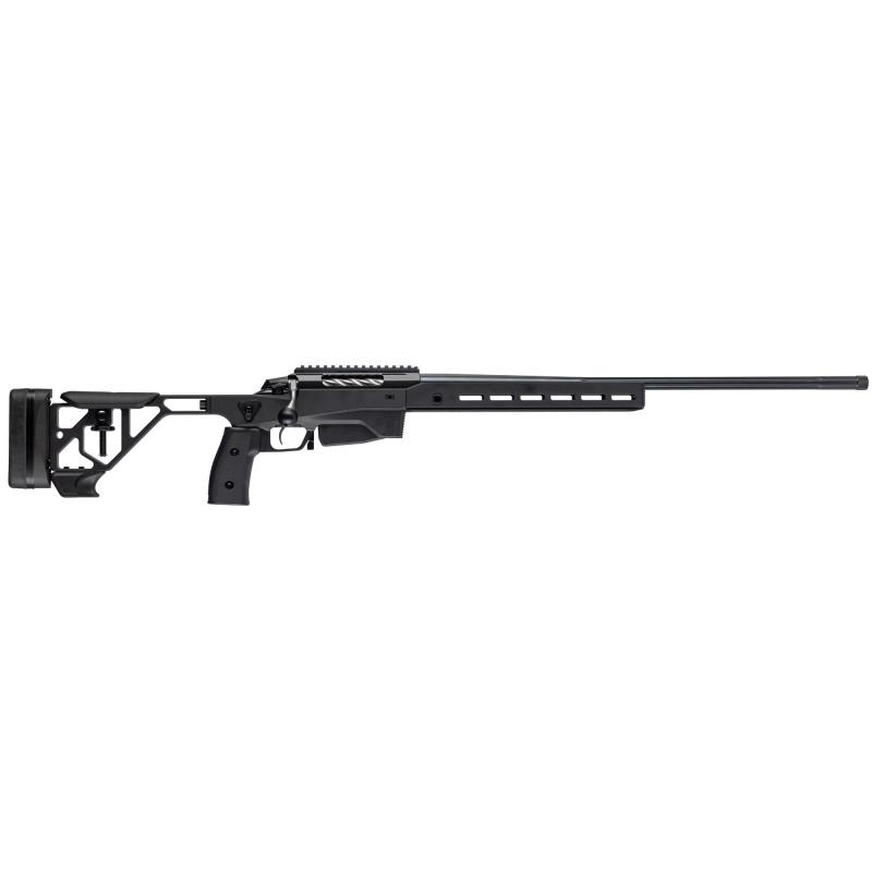 T3X Ace Game, Bolt Action Rifle, 7MM Remington Magnum, 24" Threaded Barrel, 5/8-24 Thread Pitch, Modular Chassis, Cerakote Finish, Black, 5 Rounds JRTXAGB37024
