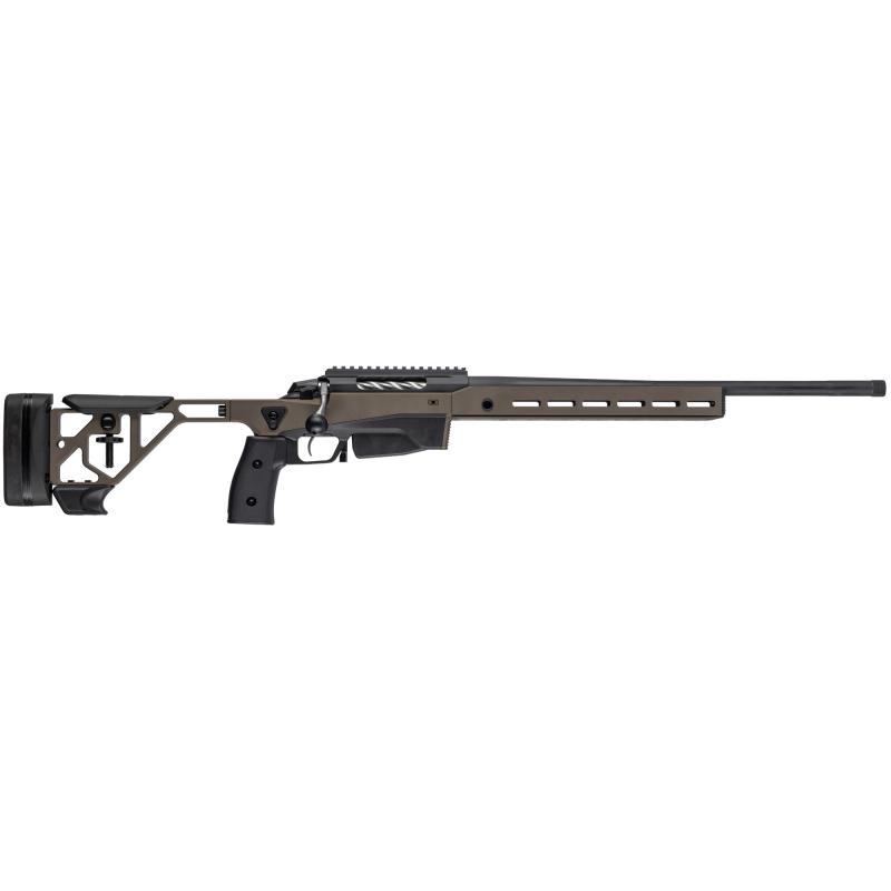 T3X Ace Game, Bolt Action Rifle, 6.5 PRC, 24" Threaded Barrel, 5/8-24 Thread Pitch, Modular Chassis, Cerakote Finish, Bronze, 5 Rounds JRTXAGM31924