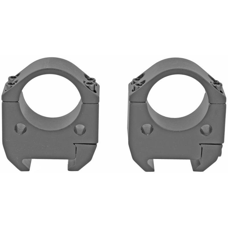 Modern Sporting Rings, Fits Picatinny Rail System, 1" High, Black, Alloy TMS10H