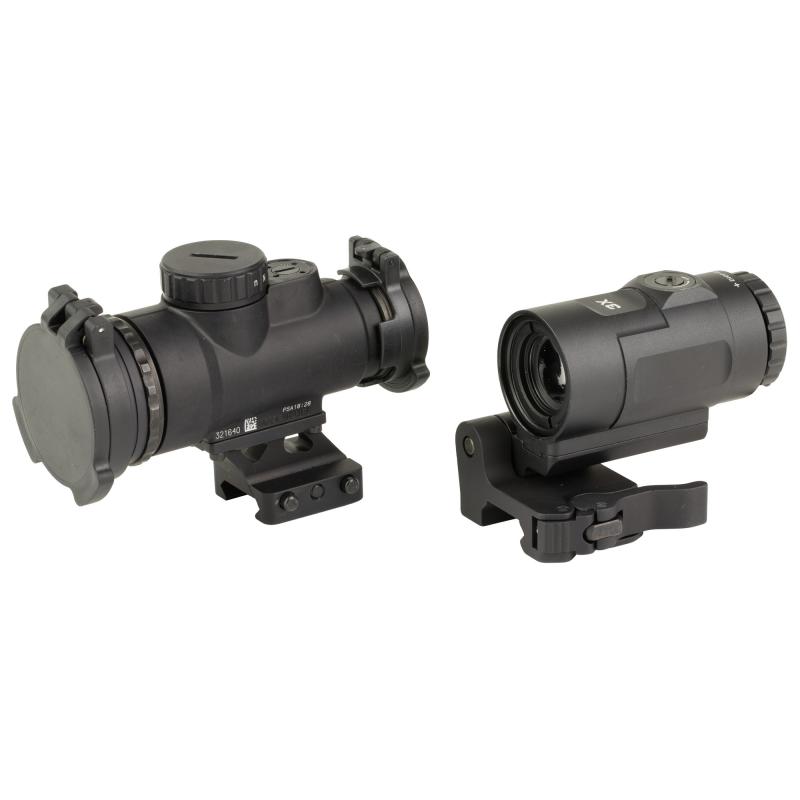 MRO SD Patrol Combo, Red Dot with 3X Magnifier, 25mm Objective, 2 MOA Dot/68 MOA Segmented Circle, Matte Finish, Full Co-Witness Mount MRO-C-2200368