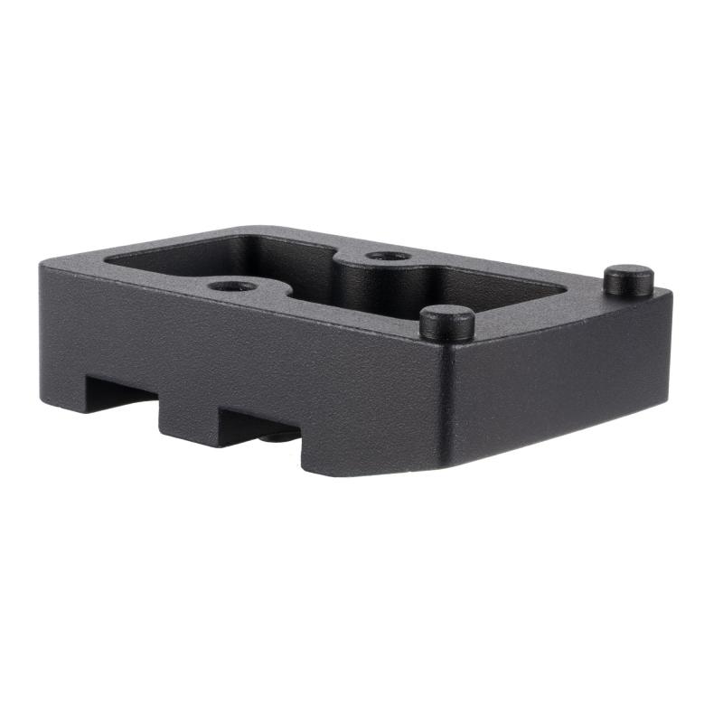 Accessory Ring Plate, Medium Mount, Q-Loc, Fits Trijicon RMR, Anodized Finish, Black AC32118
