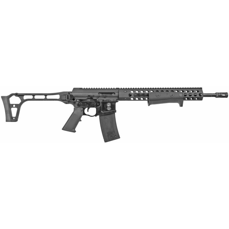 PAR, Pump Action Rifle, 223REM/556NATO, 16" Barrel, Black Color, Side-Folding Skeltonized Stock, 10Rd SPAR-S23-16BT-19