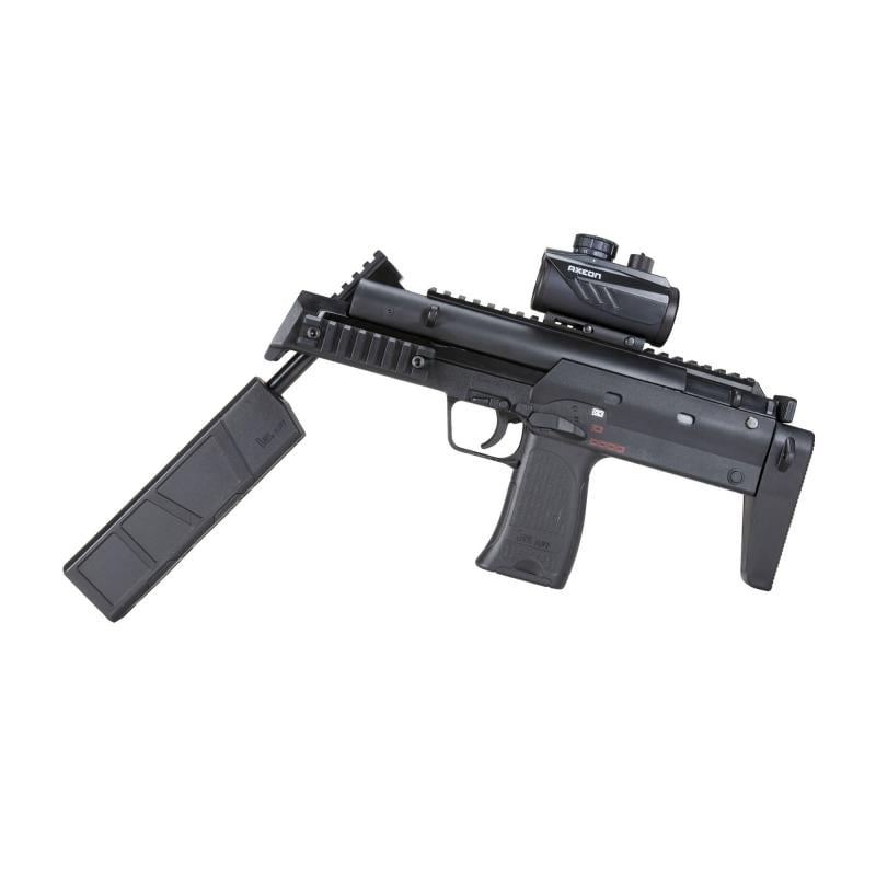MP7, Break Barrel, C02 Air Rifle, 177 Pellet, 490 Feet Per Second, Matte Finish, Black, Synthetic Stock, Includes Axeon Red Dot Sight 2252312