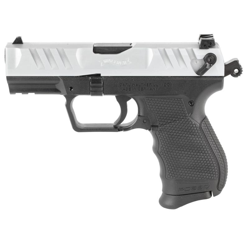 PD380, Double Action/Single Action, Hammer Fired, emi-Automatic, Polymer Frame Pistol, Compact, 380  ACP, 3.7" Barrel, Matte Finish, Black and Nickel, Manual Safety, 9 Rounds, 1 Magazine 5050509