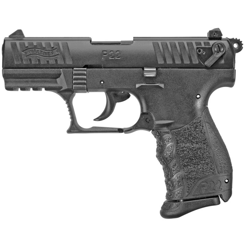 P22Q, Semi-automatic, Double Action, Compact, 22LR, 3.4" Barrel, Polymer Frame, Black Finish, 10Rd, 2 Magazines, 3 Dot Polymer Sights 5120700 NOT TRANSFERABLE IN MN-MELTING POINT RESTRICTION