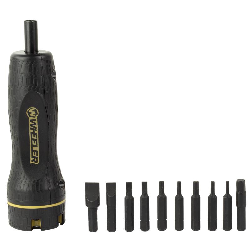 FAT Wrench, 2023 Variant, Black and Gold, Includes Case and 10 Bits 4001002
