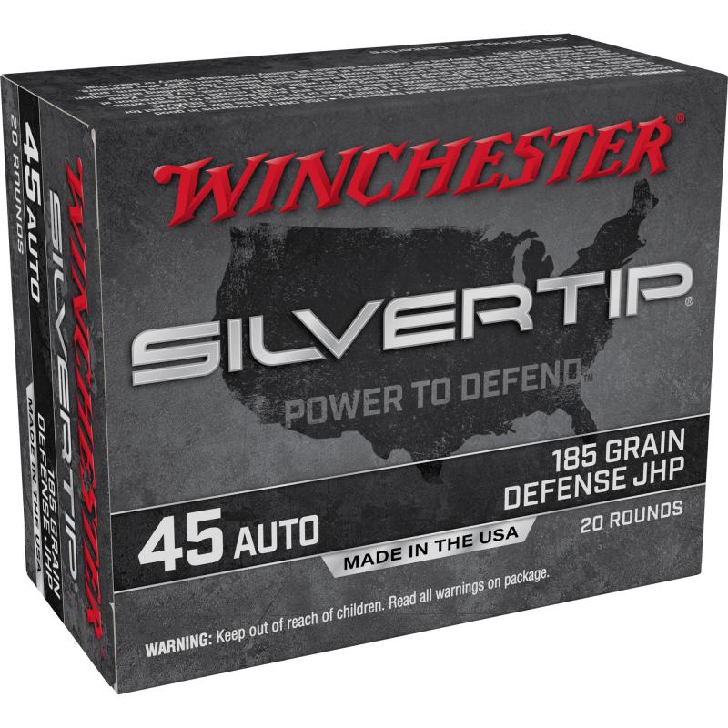 Silvertip, 45 ACP, 185 Grain, Hollow Point, 20 Rounds W45AST