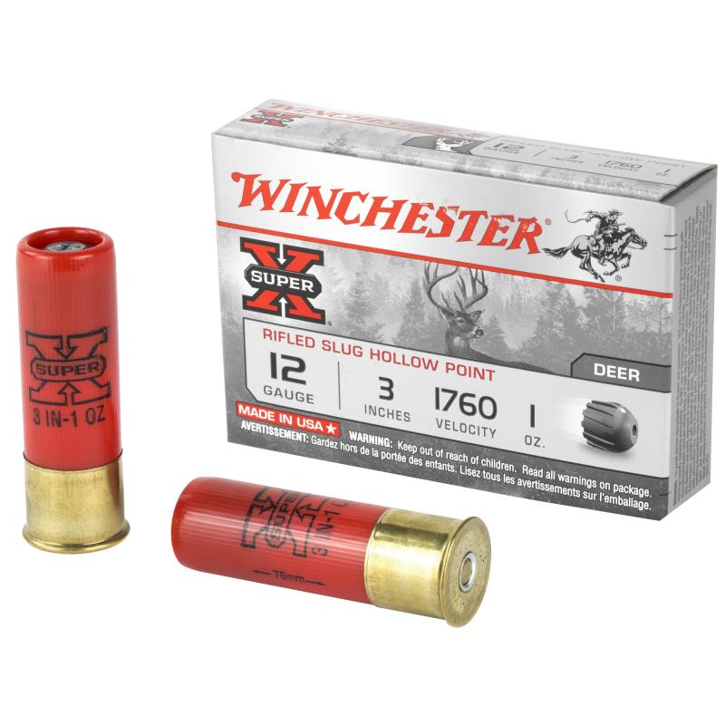 Super-X 12 Gauge 3 Inch 1760 FPS 1 Ounce Rifled Slug