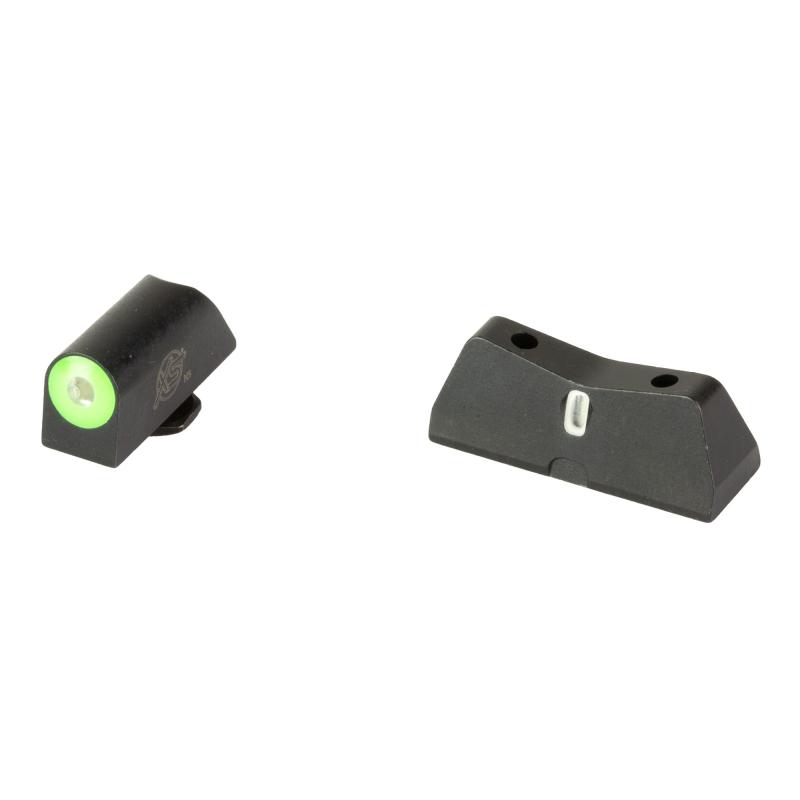 DXT2 Pro Big Dot Sights, Fits Glock 17/19/22/23/24/26/27/31/32/33/34/35/36/38, Taurus G3c/GX4/New Production G3, Walther PDP, Black Nitride Finish, Green, Tritium Front/Rear GL-X201S-5G