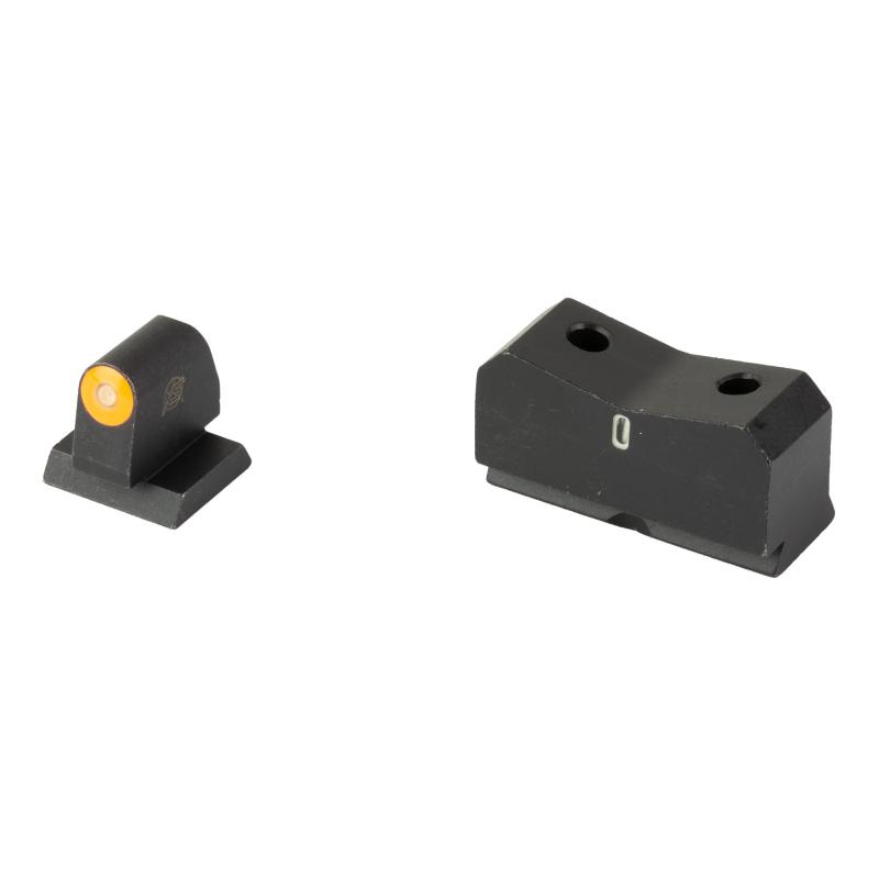 DXT2 Big Dot, Tritium Night Sight, For Desert Eagle (.44 Mag/.50AE), Standard Height, Orange Front Outline, Green Tritium Front/Rear MR-X001S-5N