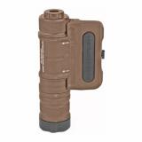 Owl, Optimized Weapon Light, Flat Dark Earth Aluminum, 1250 Lumens, Ambidextrous, Fits Any Picatinny Rail, Quick-Disconnect Light Head And Tail-cap, Includes Battery And Charger OWL-FDE