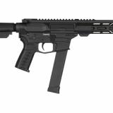 Banshee MKG, Semi-automatic Pistol, AR, 45 ACP, 8" Threaded Barrel, 0.578x28, CMMG Zeroed Linear Compensator, Cerakote Finish, Armor Black, M-LOK Handguard, CMMG Zeroed Polymer Grip, Pistol Tube, Manual Safety, 26 Rounds, 1 Magazine, Accepts GLOCK Style