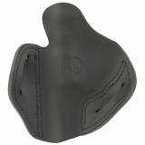 Revolver Holster, Outside Waistband Holster, Size 4.3, L Frame, Fits Colt Python .357/.38 or Smith & Wesson 686 Plus, Steer Hide, Stealth Black, Right Hand RVH-4.3-SBL-R