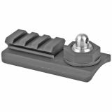 Sling Stud Rail Adapter, Anodized Finish, Black Color, Allows Accu-Tac Bipod to mount to Sling Stud SSRA-200