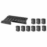 Gen II Side Saddle, 9 Shell Customizable, Fits Mossberg 500/590, Fits with Modifications Remington 870, Winchester SXP and Maverick 88, Black Finish A.5.10.2551