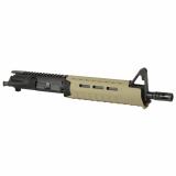 AR15 Complete Upper, 223 Remington/556NATO, 10.5" Barrel, 1:7 Twist, A2 Front Sight Block, Carbine Gas System, Flat Dark Earth Magpul MOE Handguard, Anodized Finish, Black, Does Not Include BCG or Charging Handle APAR502506M3