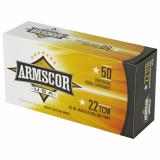 Pistol Ammunition .22 TCM 40 Grain Jacketed Hollow Point