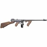 Thompson Model 1927A-1 .45 ACP Carbine 16.5 Inch Barrel Blue Finish Walnut Stock Includes 100 Round Drum and 30 Round Stick Magazines