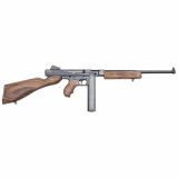 M1-C Lightweight .45 ACP 16.5 Inch Barrel Black Finish Fixed Walnut Stock Horizontal Foregrip 30 Round Stick Magazine Only