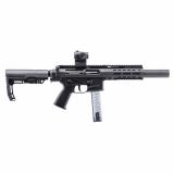 SPC, Semi-automatic Rifle, SBR, 9MM, 4.5" Barrel,  Integrated Suppressor, Anodized Finish, Black, 30 Rounds, 1 Magazine BT-500003-PDW-SBR-SD-TS