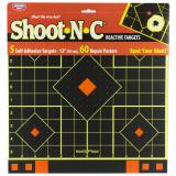 Shoot-N-C Sight-In Targets 12 Inch 5 Targets 60 Pasters