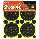 Shoot-N-C Bullseye Targets 3 Inch Round 240 Targets 600 Pasters