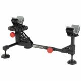 Echo Shooting Rest, Non-Slip Rubber Stock Rest, Adjustable Leveling Feet, Steel Frame Design, Black/Red BC-ESR