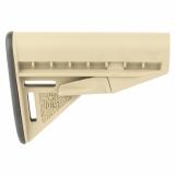 Mod 3 Stock, Fits Mil Spec Buffer Tube, Flat Dark Earth, Includes Riser BCM-GFS-MOD-3-K85-FDE