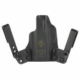 Mini Wing IWB, Inside Waistband Holster, Fits Sig P365 X-Macro, Right Hand, Leather & Kydex Construction, Black 151956