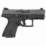 APX A1 Compact, Striker Fired, Semi-automatic, Polymer Frame Pistol, Compact, 9MM, 3.7" Barrel, Matte Finish, Black, Optics Ready, Trigger Safety, Front Fiber Optic Sight and Black Rear, 10 Rounds, 2 Magazines JAXA1C910FO