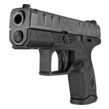 APX A1 Compact, Striker Fired, Semi-automatic, Polymer Frame Pistol, Compact, 9MM, 3.7" Barrel, Matte Finish, Black, Optics Ready, Trigger Safety, Front Fiber Optic Sight and Black Rear, 10 Rounds, 2 Magazines JAXA1C910FO