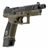 APX, A1 Tactical,Striker Fired, Semi-automatic, Polymer Frame Pistol, Full Size, 9MM, 4.8" Threaded Barrel, Matte Finish, OD Green, Optics Ready, Trigger Safety,Suppressor Height Sights, 21 Rounds, 3 Magazines JAXA1F921TAC