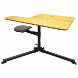 Stable Table, BR Shooting Bench, Adjustable Shooting Rest, 45"x28" Red Oak Bench Top 3005251
