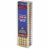 Clean 22 High Velocity |22 LR, 40 Grain, Red Polymer Coated Lead Bullets, 100 Round Box, 1235FPS 944CC