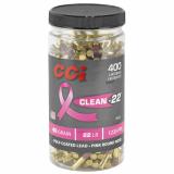 CCI 22LR, 40Grain, Pink Soft Point, Clean-22, 400 Round Bottle 955CC