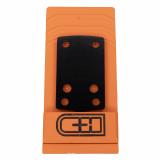 CHP Adapter Plate, Converts the Springfield Hellcat to the Holosun EPS/Carry, Anodized Finish , Black, Includes Mounting Hardware SAHC-EPS