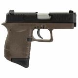 DB9, 9MM, 3" Barrel, Polymer Frame, Fixed Sights, 6Rd, 1 Magazine, Bronze DB0200P071