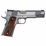 Dan Wesson Pointman 45 1911 | 45 ACP, 5" Barrel, Stainless Steel, ADJ Rear/Fiber Optic Front Sight, Wood Grips, Front Slide Serrations, 8 Rd, 01943