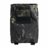 SAP Bucket, Dump Pouch, 500 Denier Cordura Nylon,  Molle Compatible, Matte Finish, Multicam Black ESD-SAP-MCB