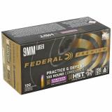 Practice & Defend, HST/Syntech, 9MM, 124Gr, JHP/TSJ, 100 Round Box P9HST1TM100