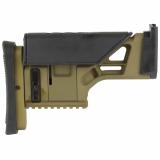 SSR Rear Stock, Adjustable Length of Pull and Cheek Height, Fits FN SCAR 16S/17S, Flat Dark Earth 20-100567