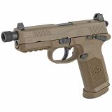 FNX-45 Tactical Double Action/Single Action .45 ACP 5.3 Inch Threaded Barrel Flat Dark Earth Finish Night Sights 15 Round (Optic Sold Separately)