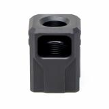 EXOS-523, Compensator, 9MM, Fits Glock 43, Anodized Finish, Black FF-P-A-COMP-SS-G-01