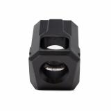 EXOS-524, Compensator, 9MM, Fits Smith & Wesson M&P Shield/Shield Plus, Anodized Finish, Black FF-P-A-COMP-SS-MP-01