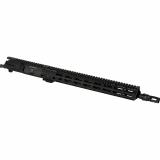 GVAC, Complete Upper Reciver Group, 223 Remington/556 NATO, 16.1" Barrel, 1:8 Twist, Gemtech ETM Flash Hider, Pinned Low Pro GVAC Gas Block, Mid Length Gas System, Anodized Finish, Black, MLOK Handguard, Fits AR-15, Includes Bolt Carrier Group 13833