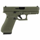 G45 Gen5 OD | 9MM, 4.02" Barrel, OD Green, Interchangeable, 17 Rounds, 3 Mags, Fixed Sights, Polymer, DLC PA455S204-OD Semi-automatic, Striker Fired, Compact
